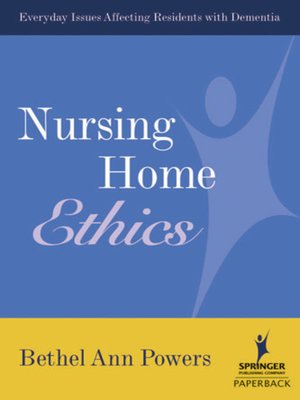 cover image of Nursing Home Ethics